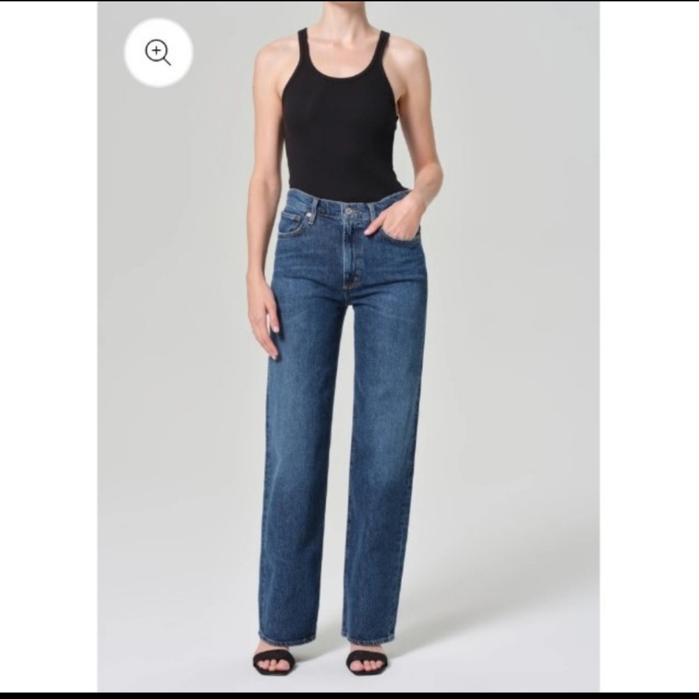 Agolde Women's Straight Leg Jeans - Blue